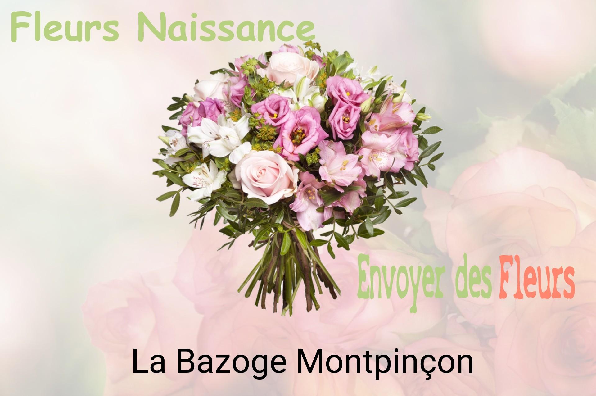 Bouquet de fleurs de naissance livré à La Bazoge-Montpinçon